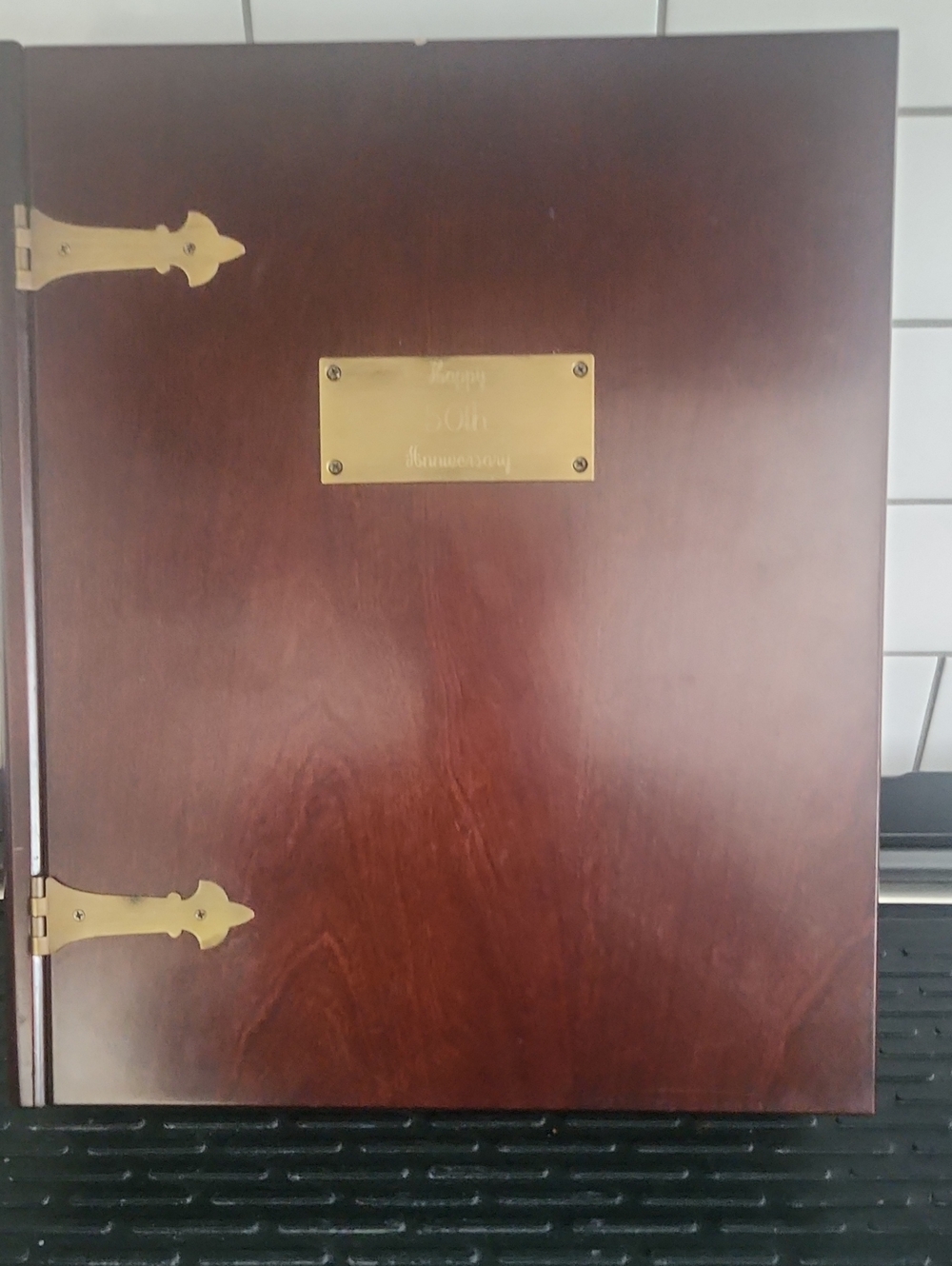 Vintage Solid Wood Keepsake Box